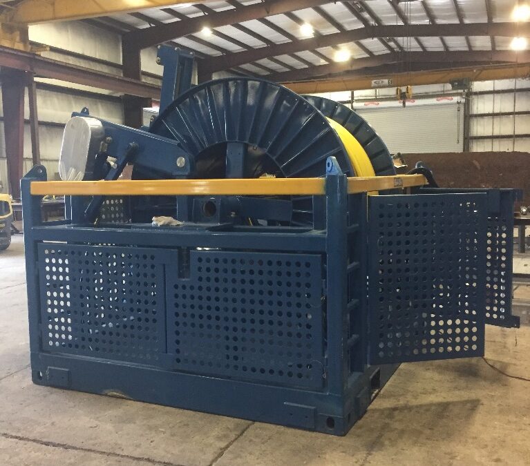 Hose Reel with Level Wind System